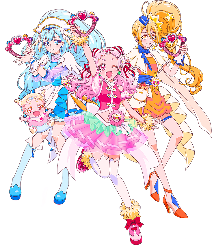 Download Glitter Force, Wand, Sailor Moon, Happiness, The Cure Hug っ