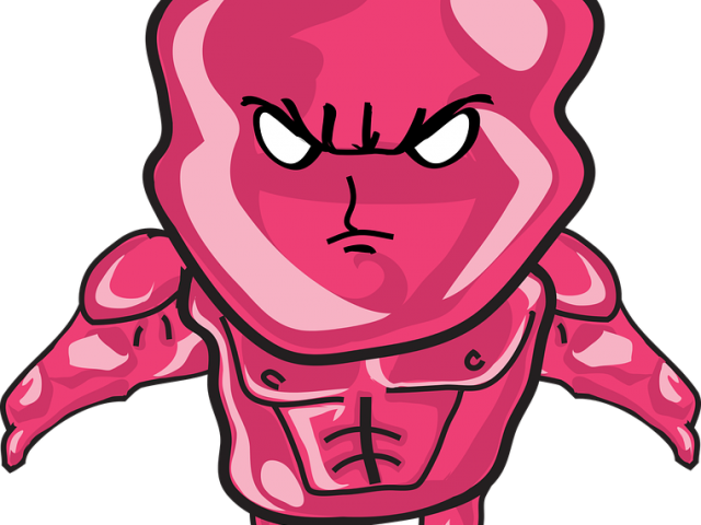 Jellie Clipart Red Jam - Jelly Man - Png Download (640x480), Png Download