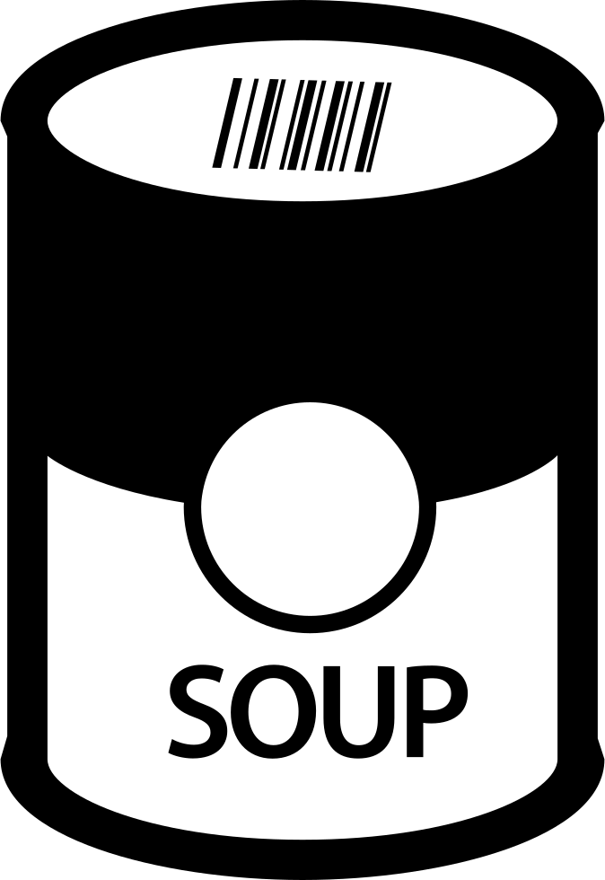 Soup In Can Comments - Soup Cans Clipart Png Transparent Png (674x980), Png Download