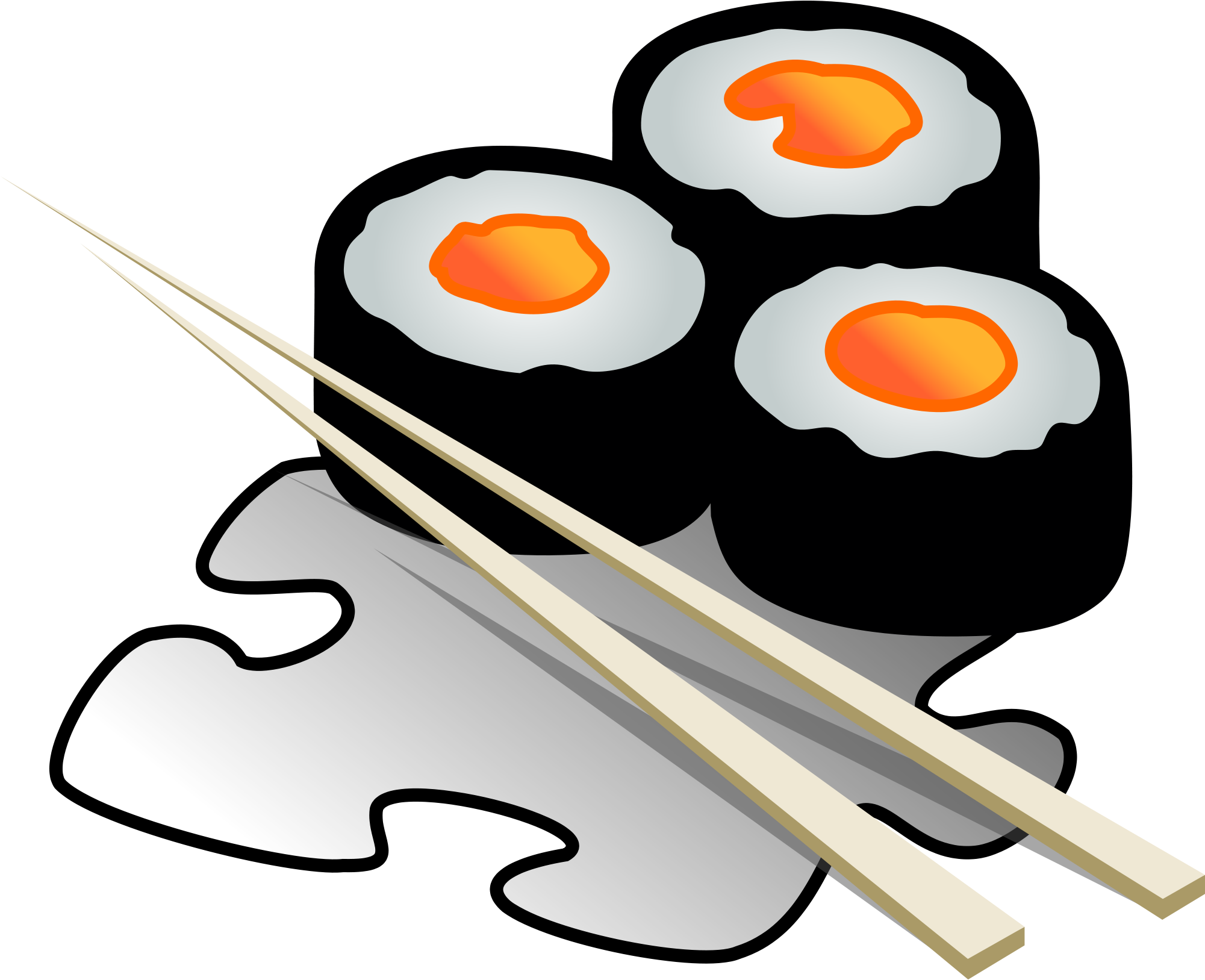 Open - Japanese Cuisine Clipart (2000x2000), Png Download