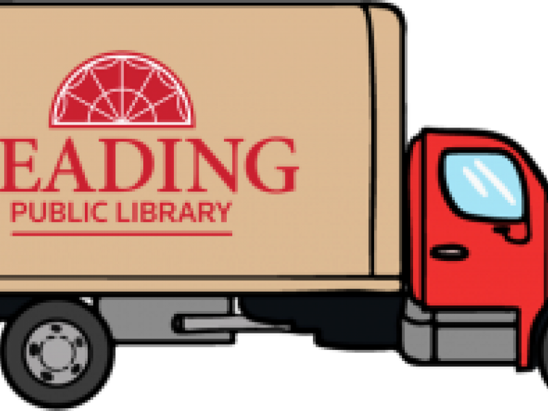 Reading Library Announces Final Date On General Way - Transparent Cartoon Semi Truck Clipart (800x600), Png Download