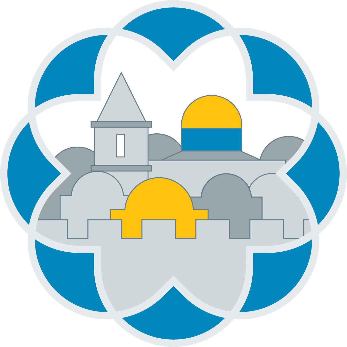 Jerusalem V Clipart (1368x1368), Png Download