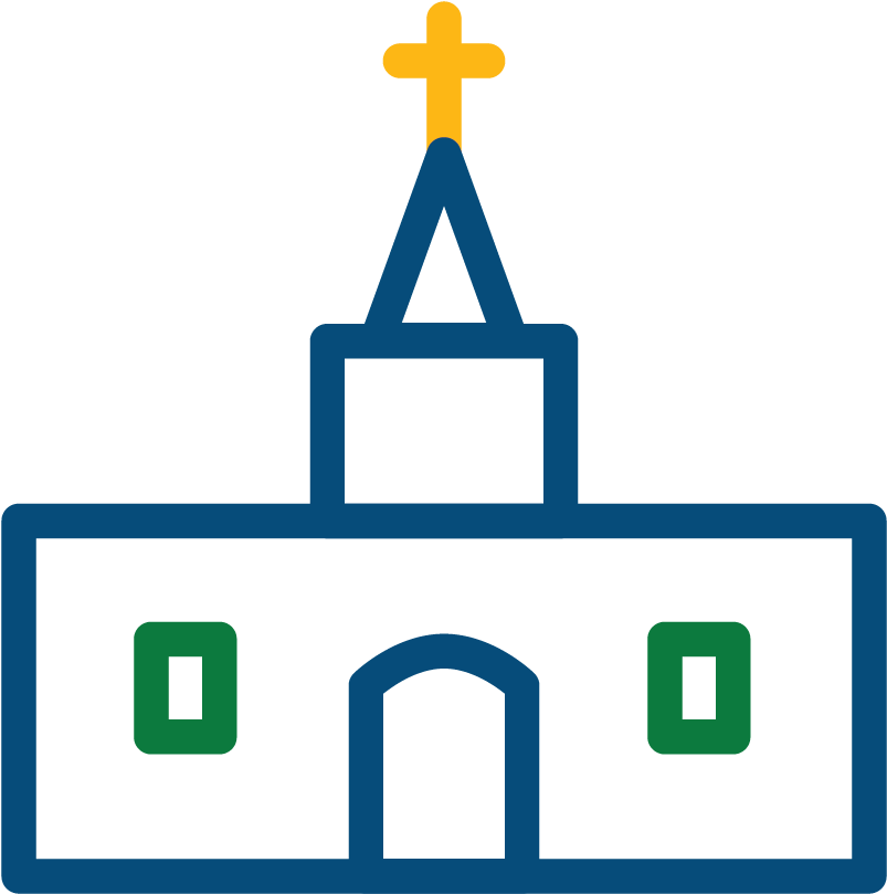 Church Icon Clipart (1000x1000), Png Download