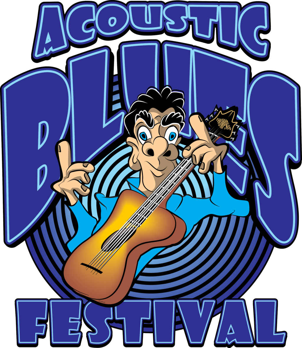 Acoustic Blues Festival - Cartoon Clipart (1024x1179), Png Download