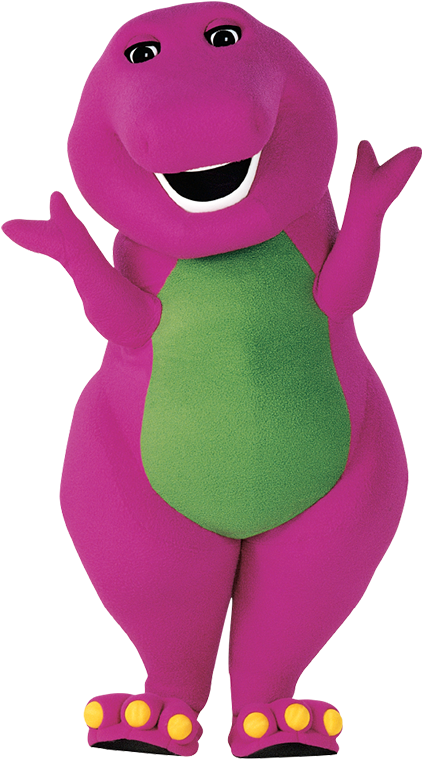 Barney - Barney Baby Bop Bj 1994 Clipart (640x770), Png Download