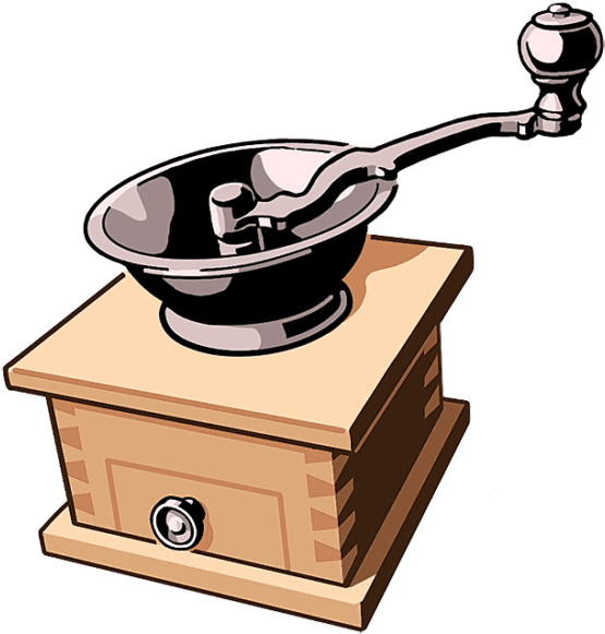 Coffee Mill - Coffee Mill Ski Resort Clipart (590x600), Png Download