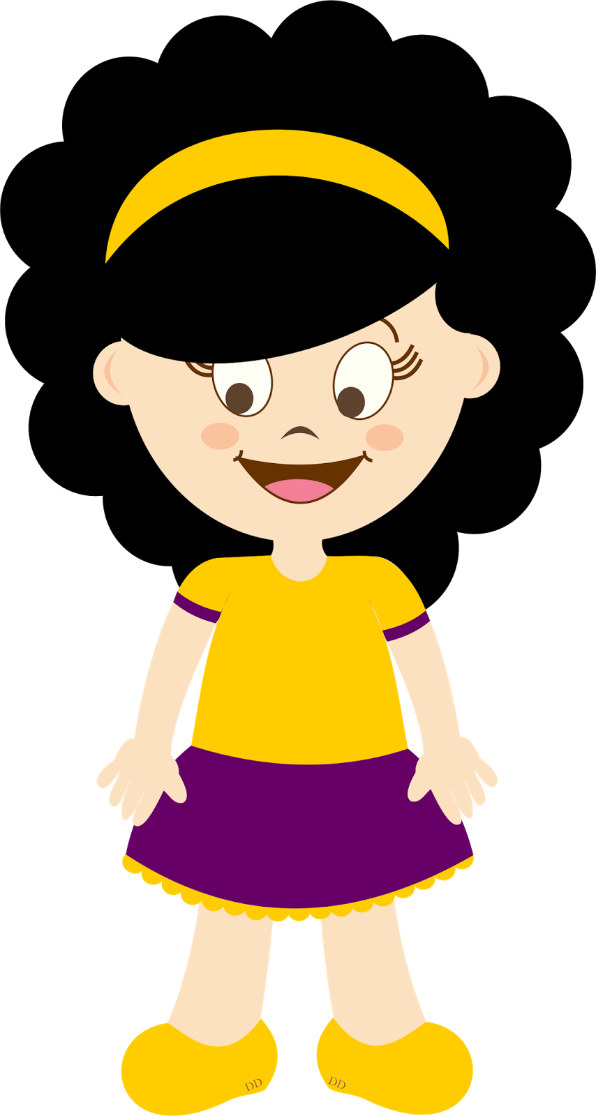 Mascote Morena Png Clipart (854x1600), Png Download