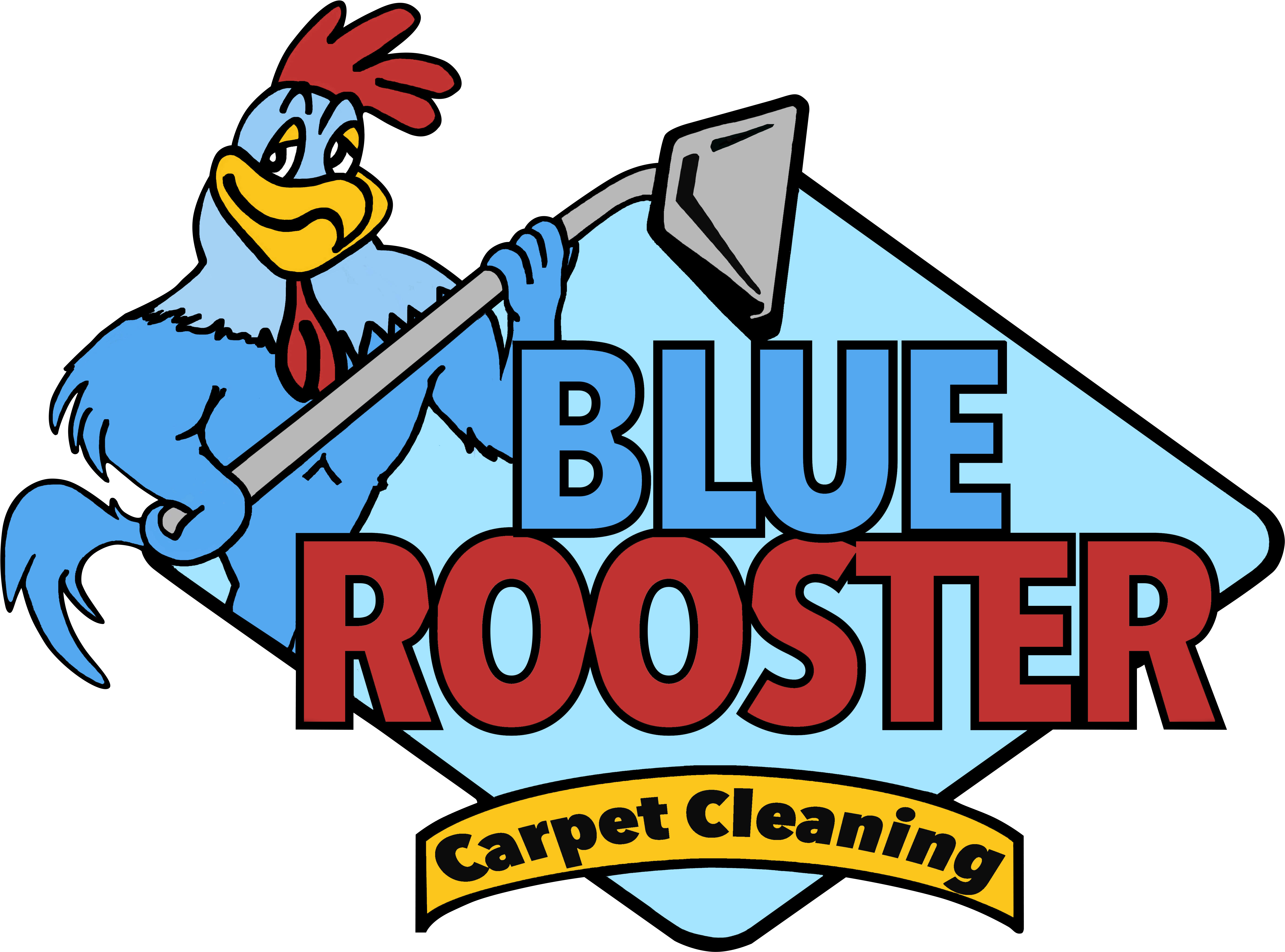 Steam Carpet Cleaning Clip Art - Blue Rooster Carpet Cleaning - Png Download (5712x4546), Png Download