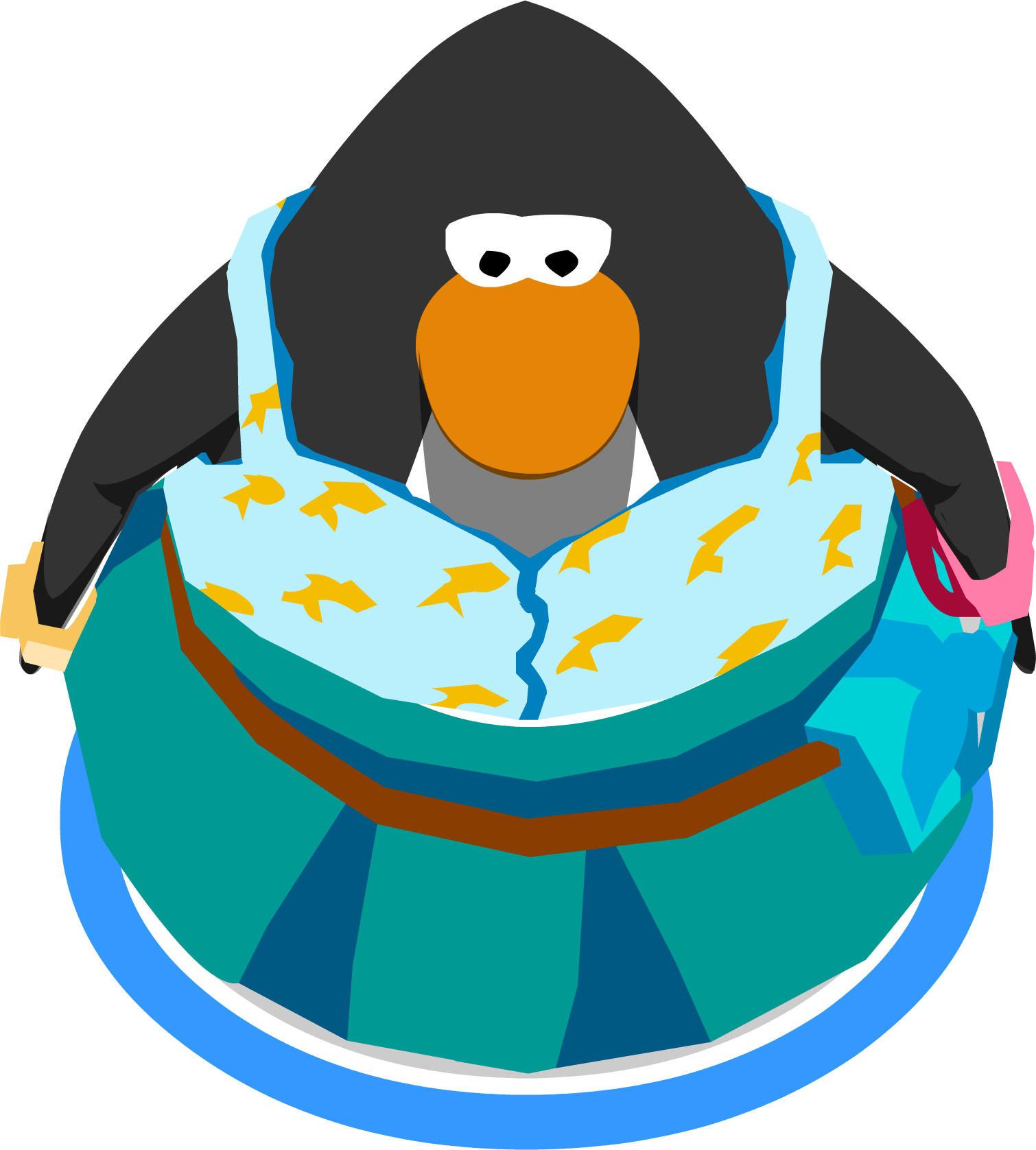 Drum Sticks Clipart Club Penguin - Club Penguin Wiki In Game - Png Download (1510x1677), Png Download