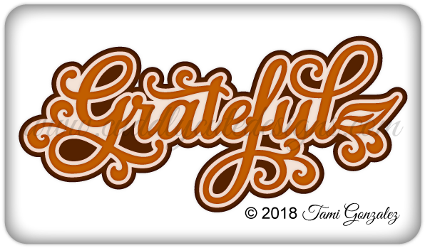 Grateful Title - Thanksgiving Clipart (600x600), Png Download