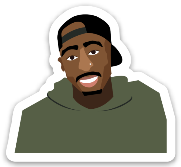 Teacher Laura Polar Express Train Pattern Clip Art - Tupac Shakur - Png Download (600x553), Png Download