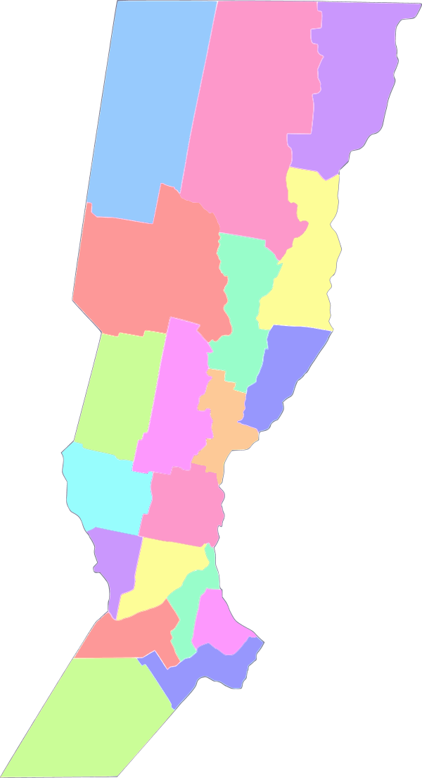 Santa Fe Map - Santa Fe Clipart (600x1105), Png Download