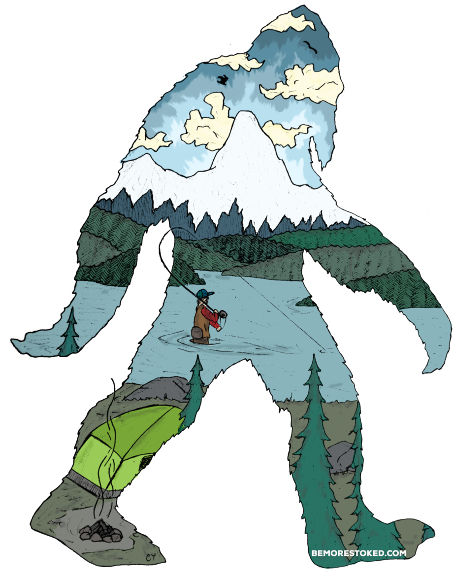 Fishing Yeti Tank Clipart (1000x1333), Png Download