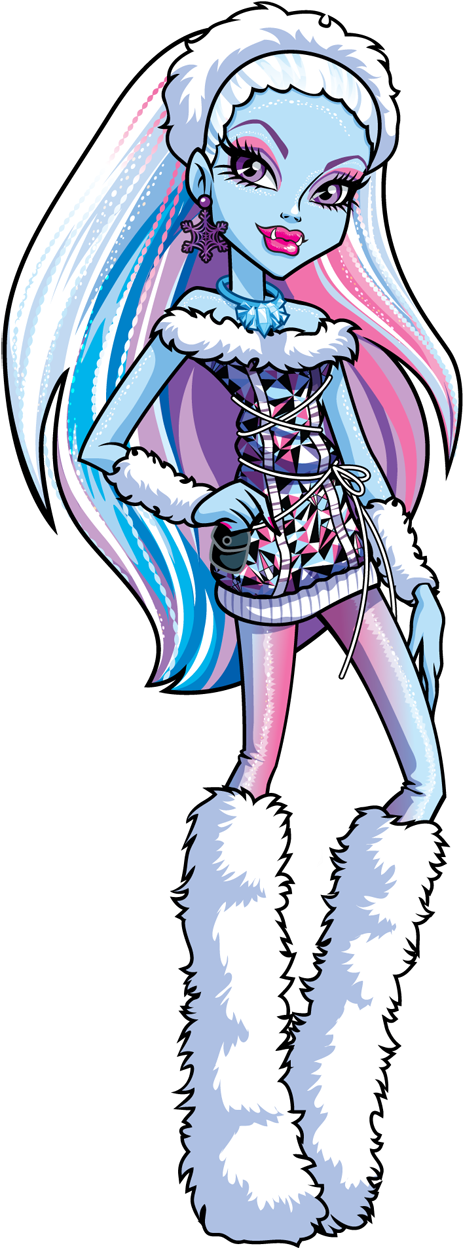 Abbey Bominable - Personajes De Monster High Clipart (480x1252), Png Download