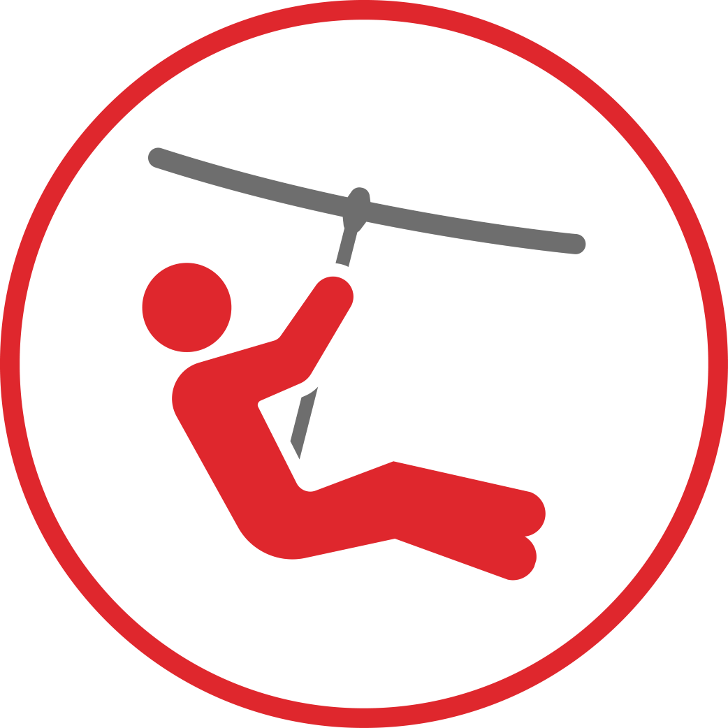 Ziplines Clipart (1042x1042), Png Download