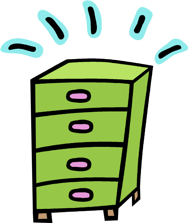 Dresser - Kommode Clipart - Png Download (630x757), Png Download