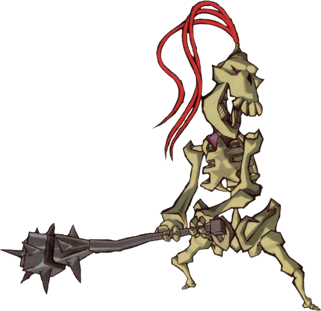 Stalfos - Zelda Wind Waker Stalfos Clipart (629x610), Png Download