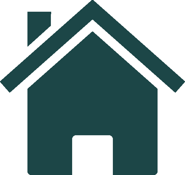 Living - House Black White Simple Clipart (600x568), Png Download