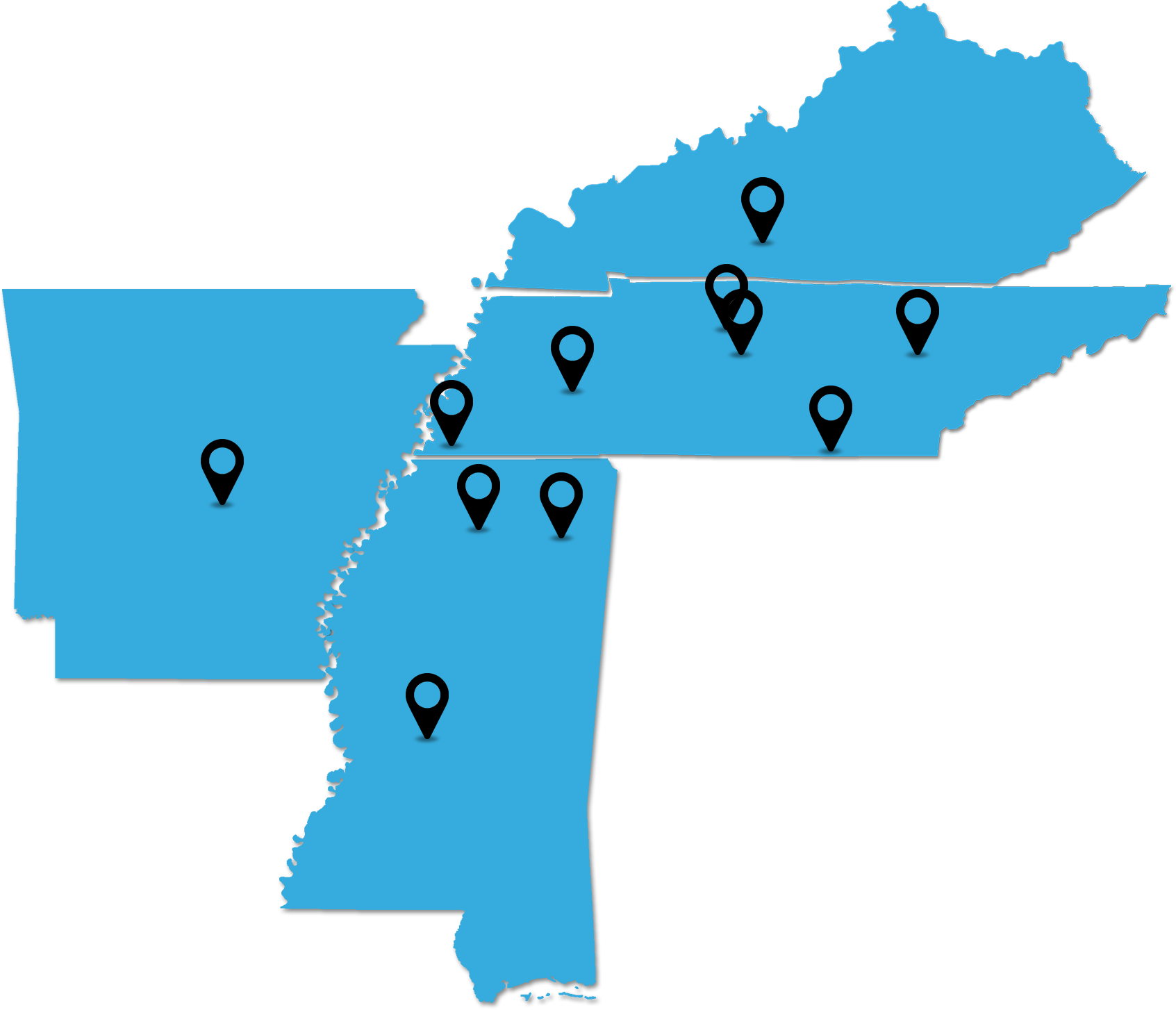 Capital Financial Group - Map Of Kentucky Clipart (1693x1454), Png Download