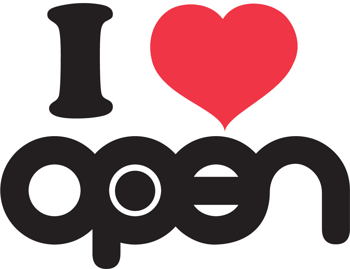 I Love Open - Open Youth Trust Clipart (1286x1141), Png Download