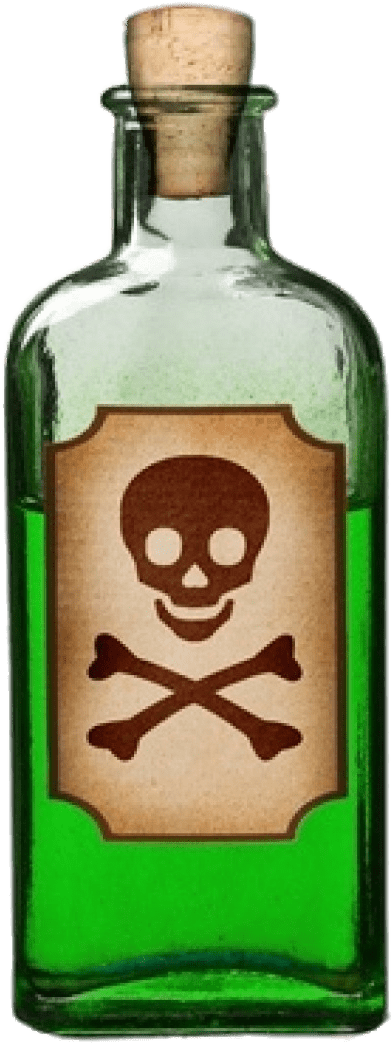 Jpg Library Stock Of Green Transparent Png - Poison Bottle Clipart (774x1271), Png Download