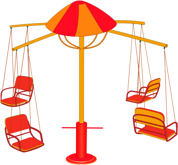 Brinquedo De Parque Wonderland, Coloring Pages, Scrapbook, - Juego De Sillas Voladoras Clipart (800x711), Png Download