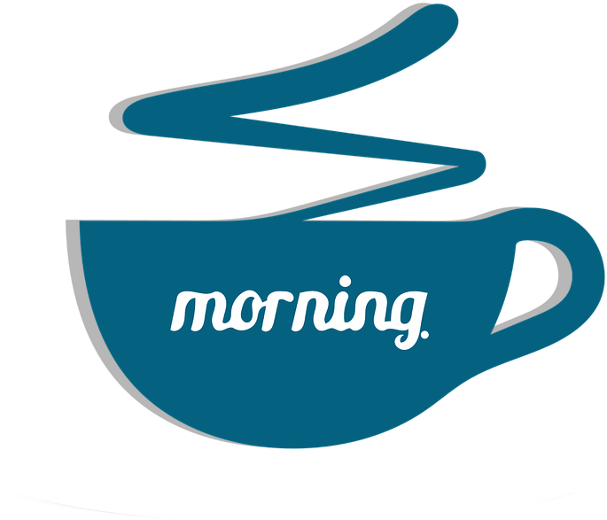 Coffee, Morning, Text, Clipart, Sticker, Hot Drink - Morning Png Transparent Png (720x720), Png Download