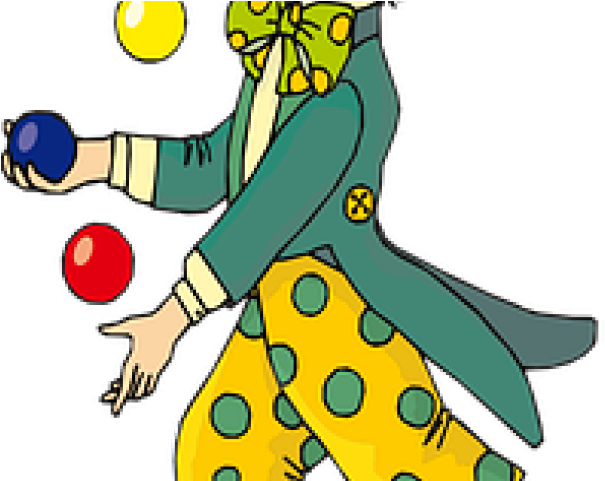 Clown Juggling Clipart - Png Download (640x480), Png Download