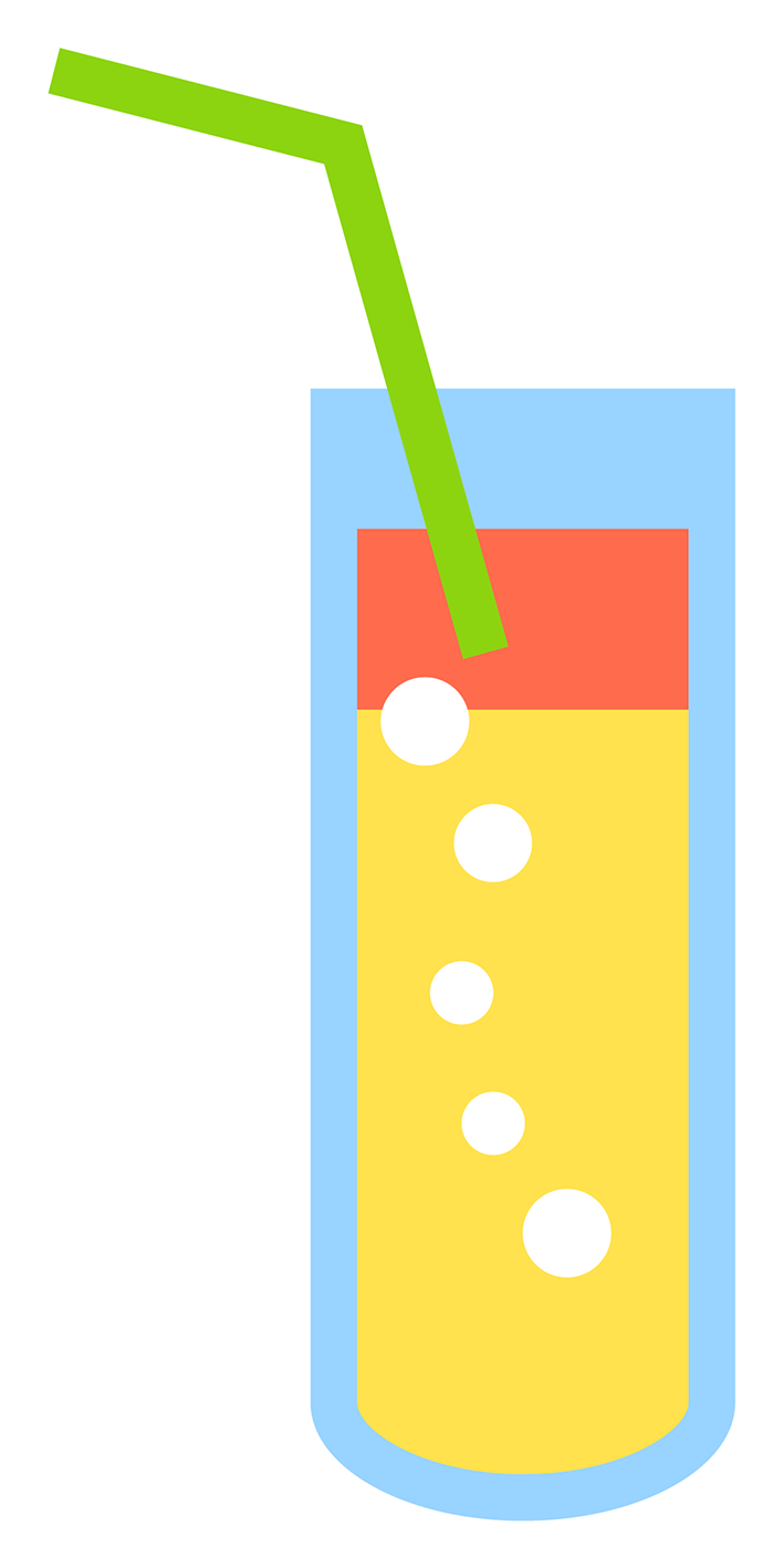 手绘冰镇果汁儿 - Juice Clipart (1500x1500), Png Download