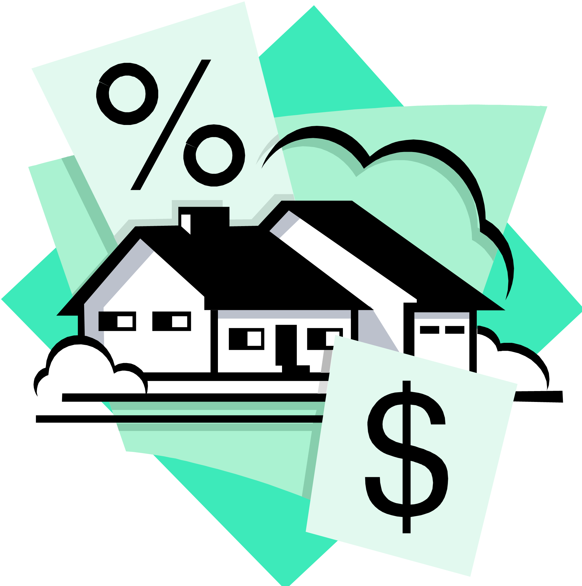 Save 50% - Mortgage Clipart (1979x1993), Png Download