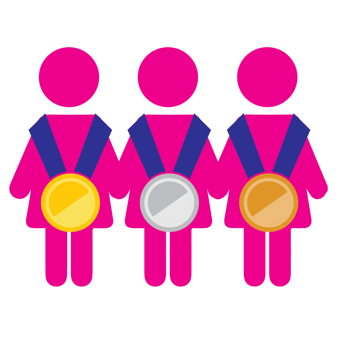 The Statistics For Women In Sport Are Overwhelming - Illustration Clipart (1182x1182), Png Download