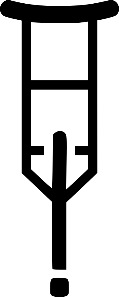 Crutch Comments - Vector Graphics Clipart (392x980), Png Download