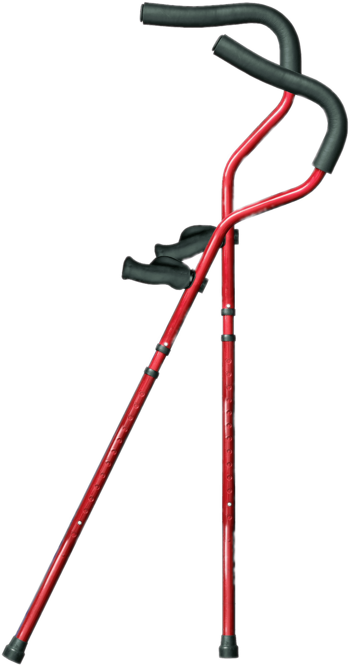 Red Crutches - Best Type Of Crutches Clipart (3000x3000), Png Download