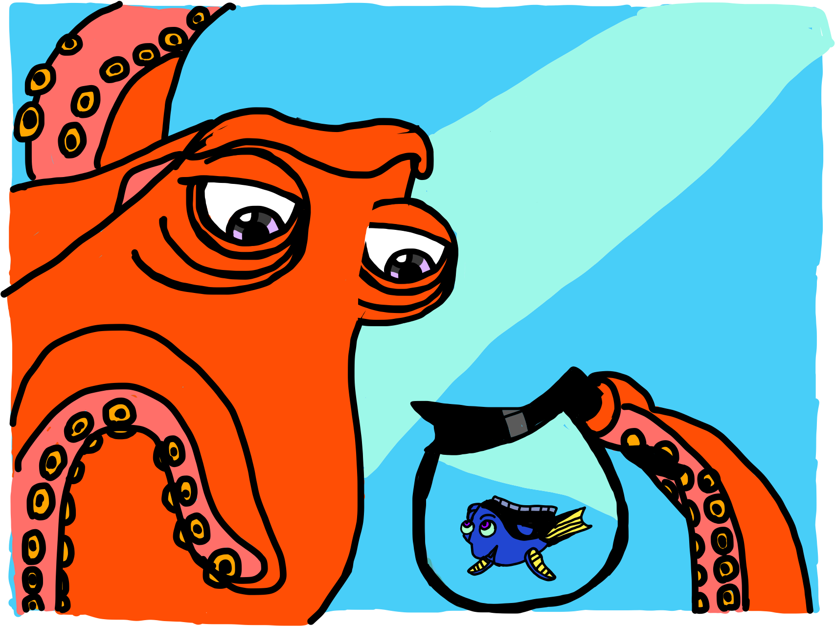 Hank And Dory Clipart (2048x1536), Png Download