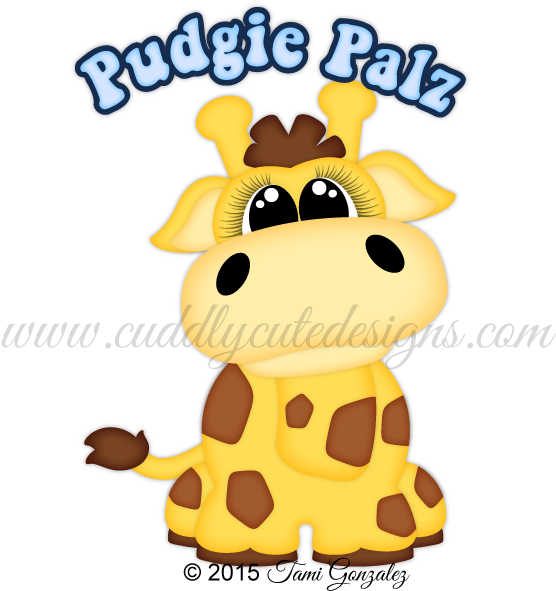 Pudgie Palz Giraffe Kids Animals, Giraffe, Clip Art, - Candy Corn - Png Download (600x600), Png Download