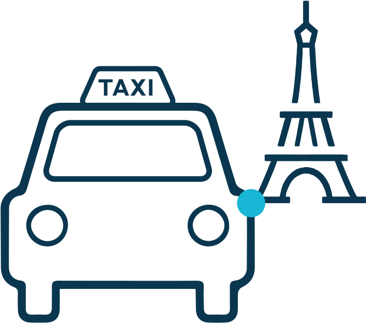 60 Vehicles Will Be Deployed In Hype By Step Taxi Fleets - Vector Graphics Clipart (1024x853), Png Download