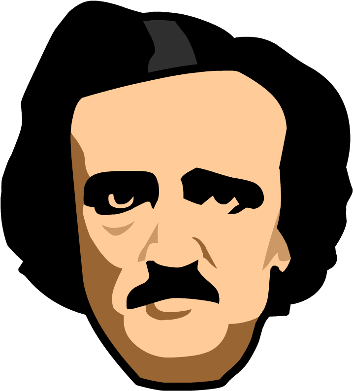 Edgar Allan Poe - Business Clipart (880x880), Png Download