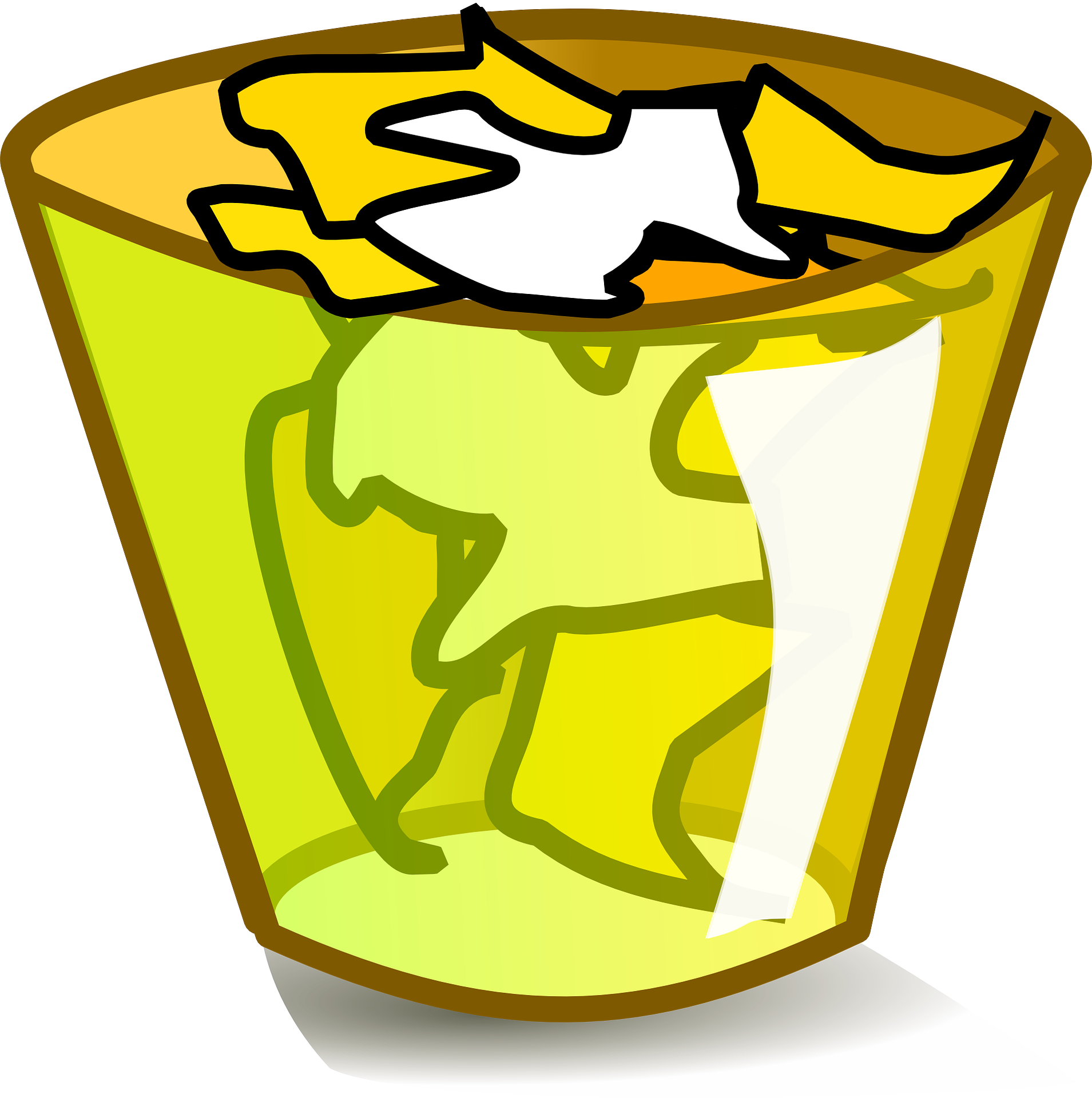Bathroom Trash Clip Art - Png Download (1273x1280), Png Download