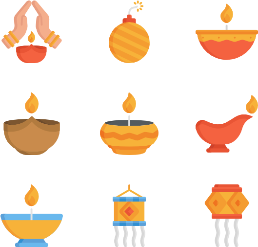 Diwali Clipart (600x564), Png Download