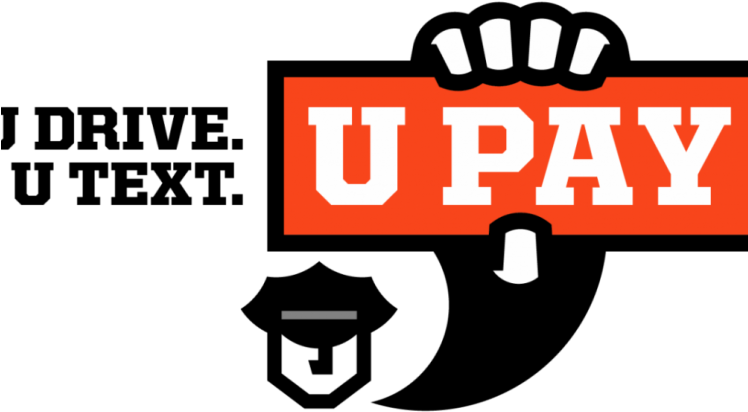 East Hartford Police Reminds Residents To Subtract - Distracted Driving Slogans Clipart (747x467), Png Download