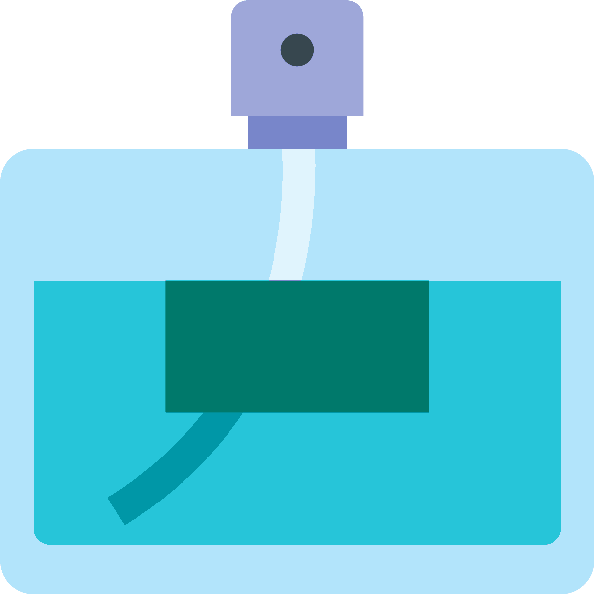 It S A Basic Logo Of A Glass Rectangular Shaped Perfume Bottle Clipart Full Size Clipart Pinclipart