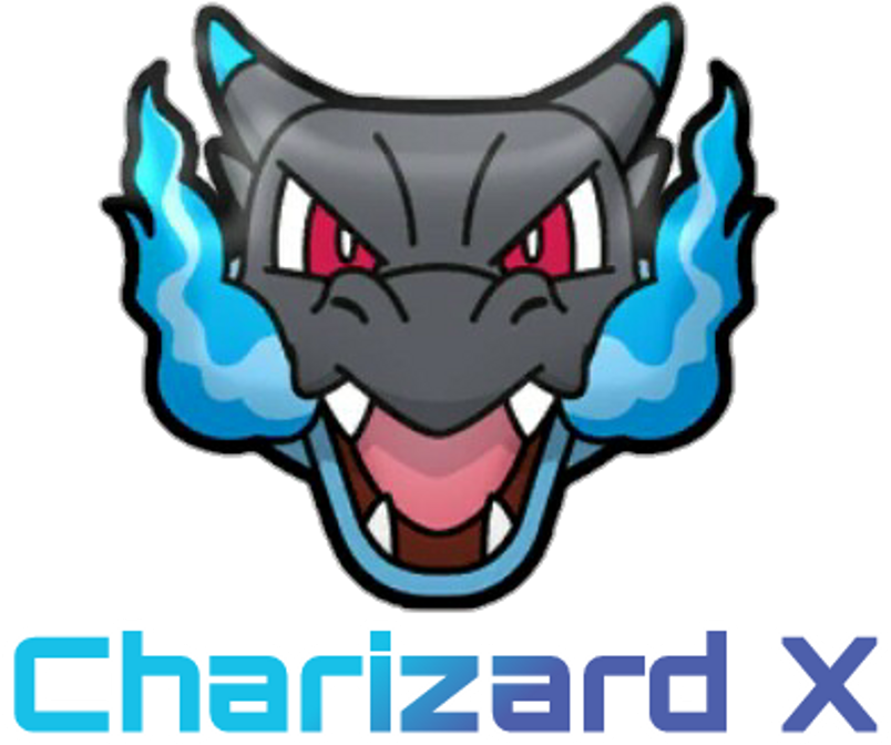 Mega Charizard X Shuffle Clipart (1024x1024), Png Download