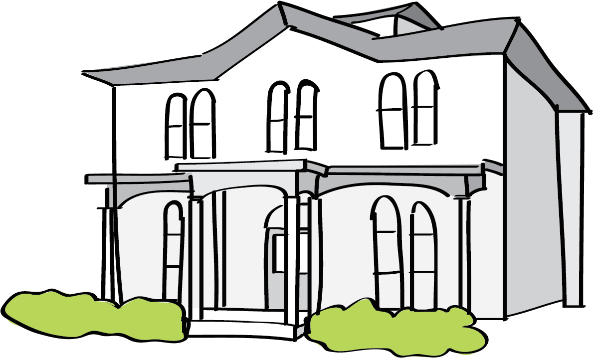 Heritage - House Clipart (1246x759), Png Download