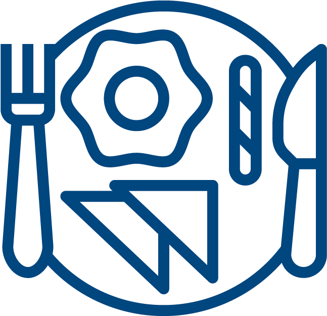 Eat A Hearty Breakfast - Food's Sake Clipart (800x800), Png Download