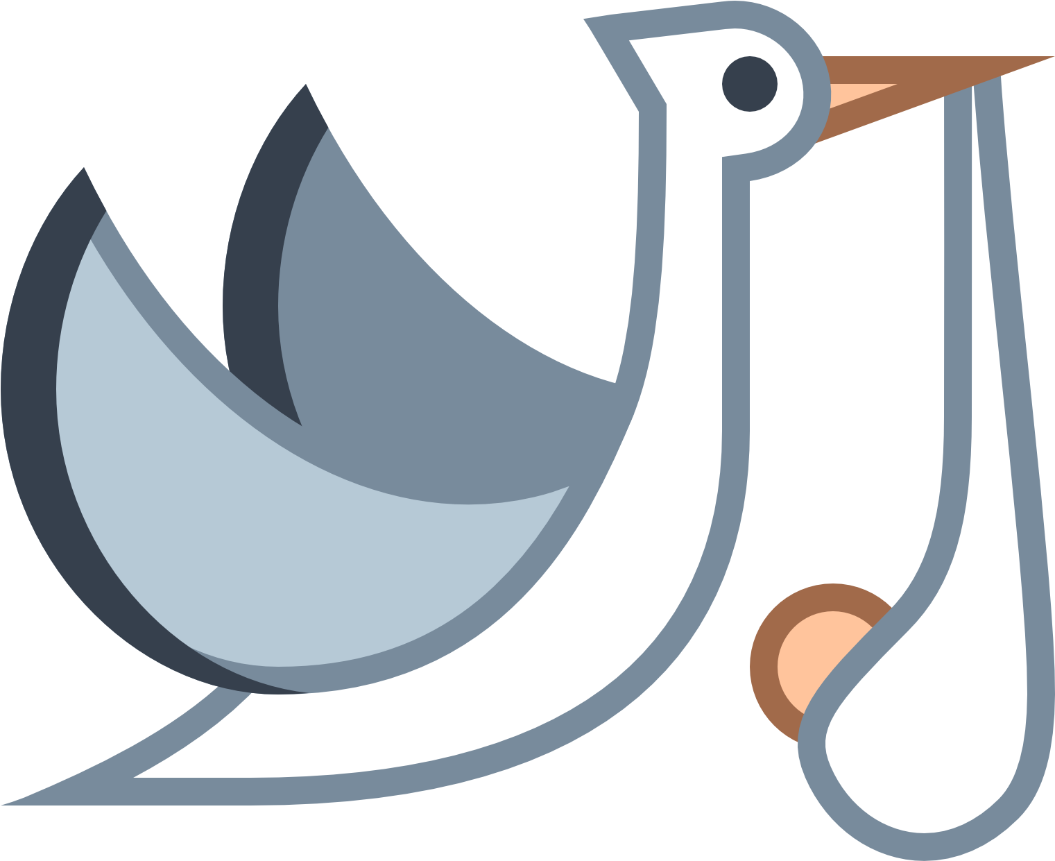 From Common Download The Economist - Flying Stork Jpg Clipart (1600x1600), Png Download