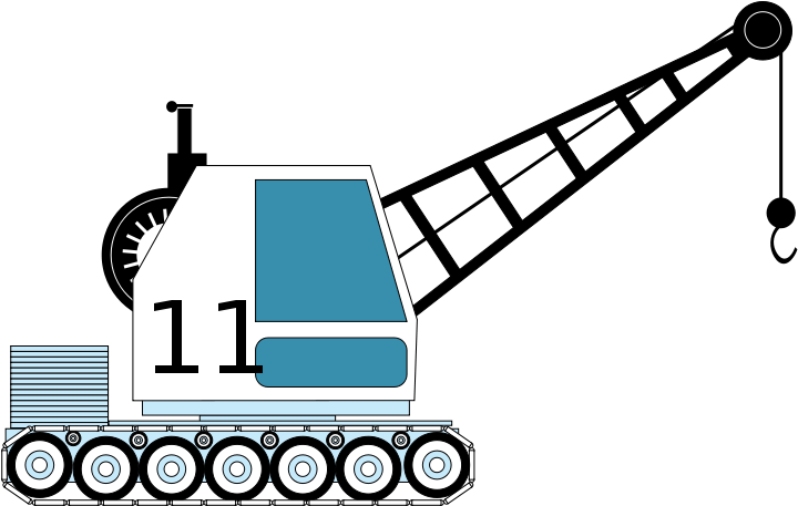 Free Small Crane - Kren Clipart - Png Download (800x618), Png Download