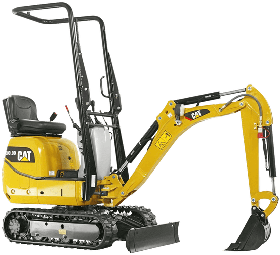 Cat Caterpillar Mini Transparent - Mini Excavator 3d Icon Clipart (624x624), Png Download