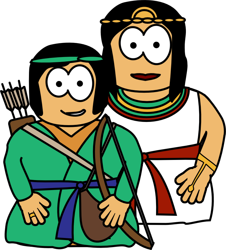 Sunday School Resources - Hagar And Ishmael Clipart - Png Download (772x855), Png Download