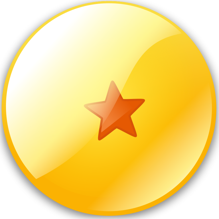 File - Dragon Ball - Svg - Boule De Cristal Dragon Ball Clipart (768x768), Png Download