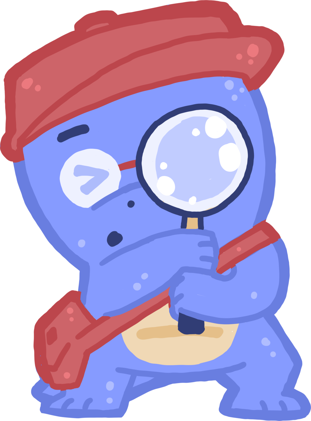 Dd Magnifyingglass - Portable Network Graphics Clipart (1000x1352), Png Download